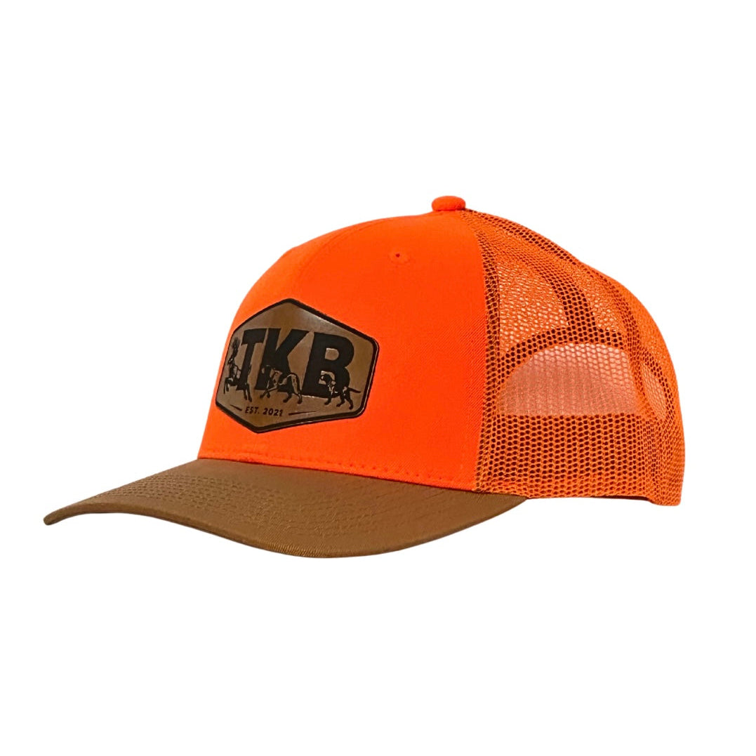 TKB Safety Orange Patch Hat