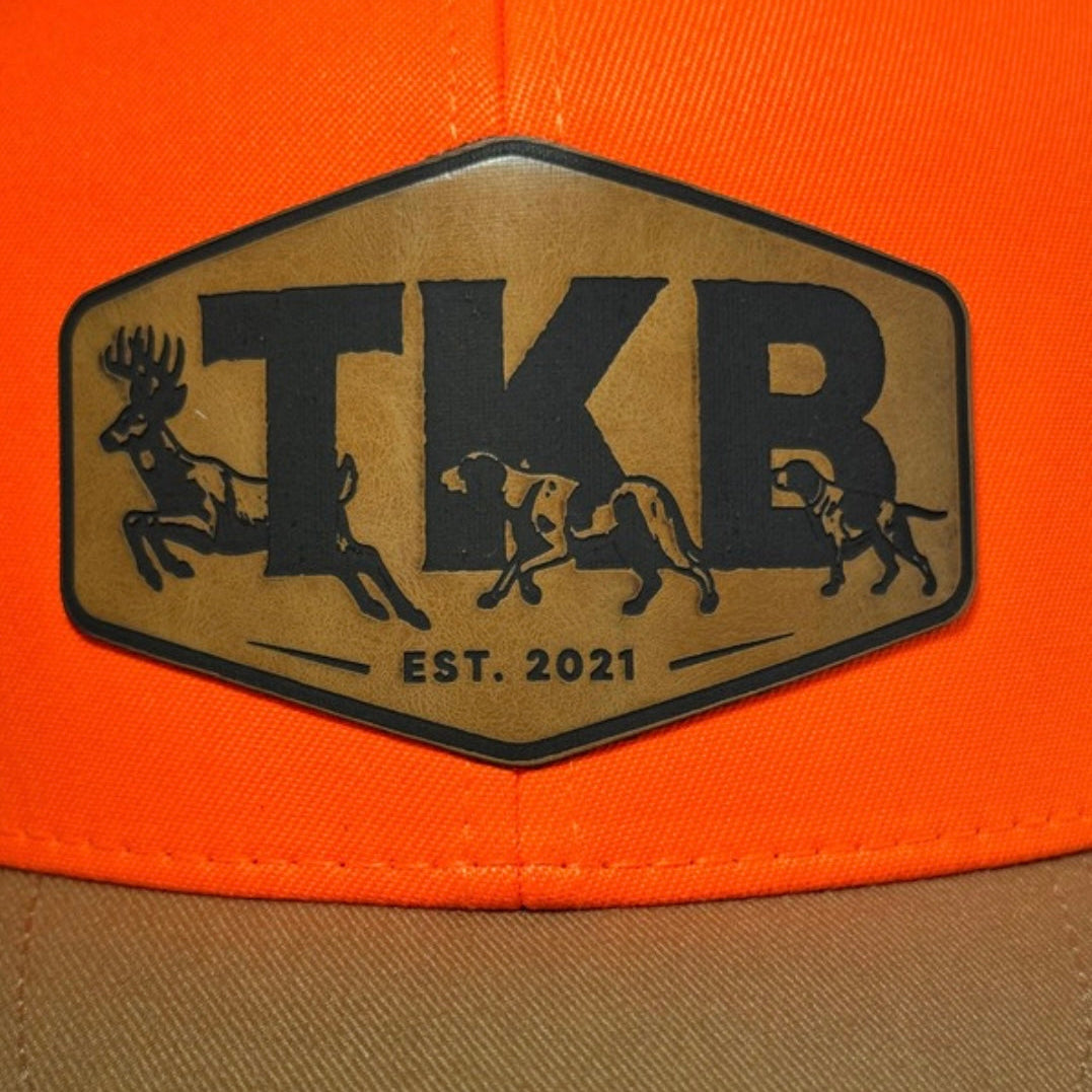 TKB Safety Orange Patch Hat