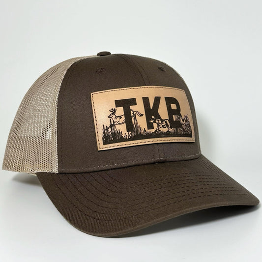 TKB Patch Hat - Brown/Khaki