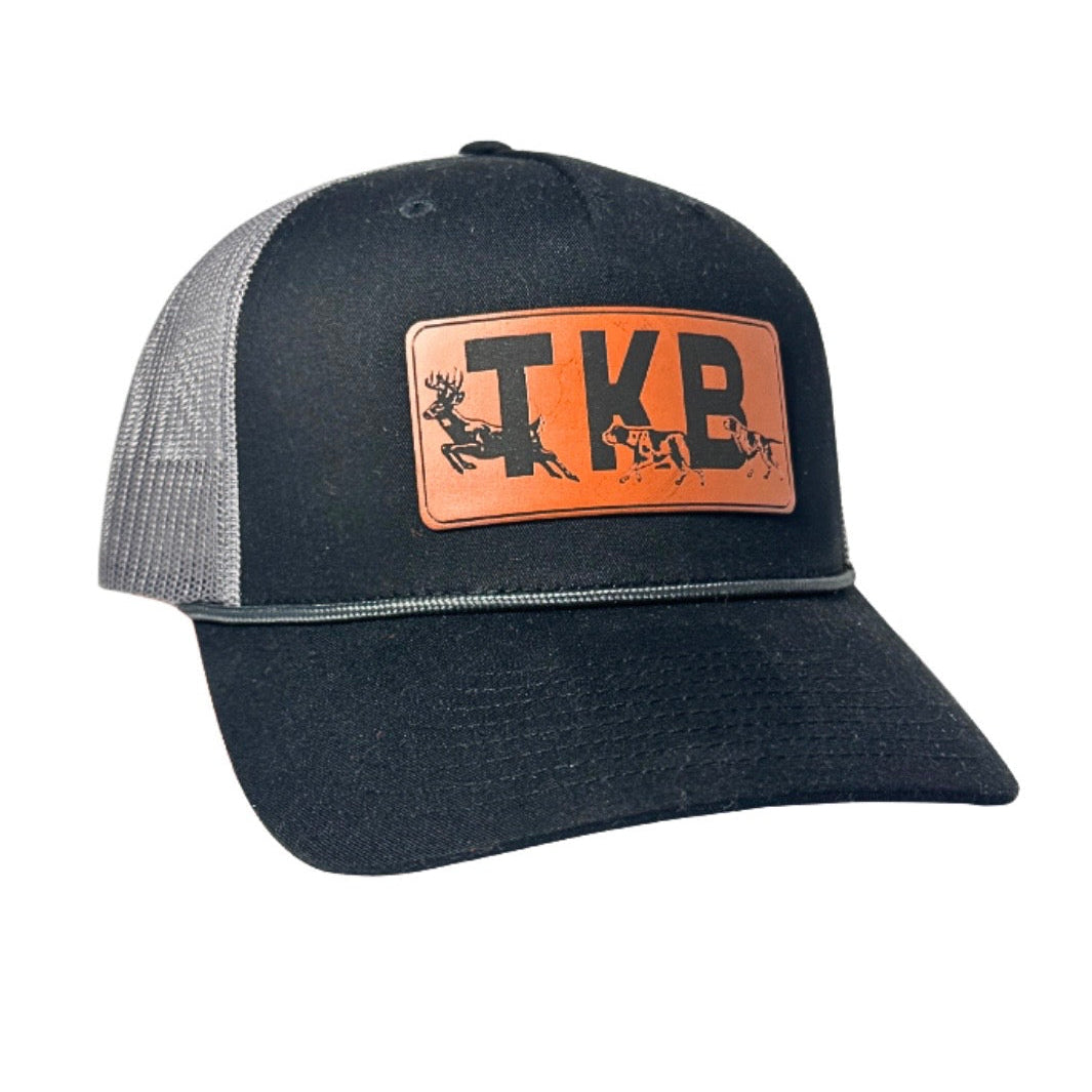TKB Patch Rope Hat - Black/Charcoal