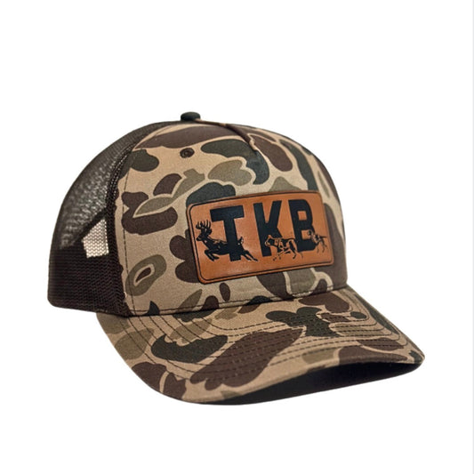 TKB Patch Hat - Bark Duck Camo/Brown