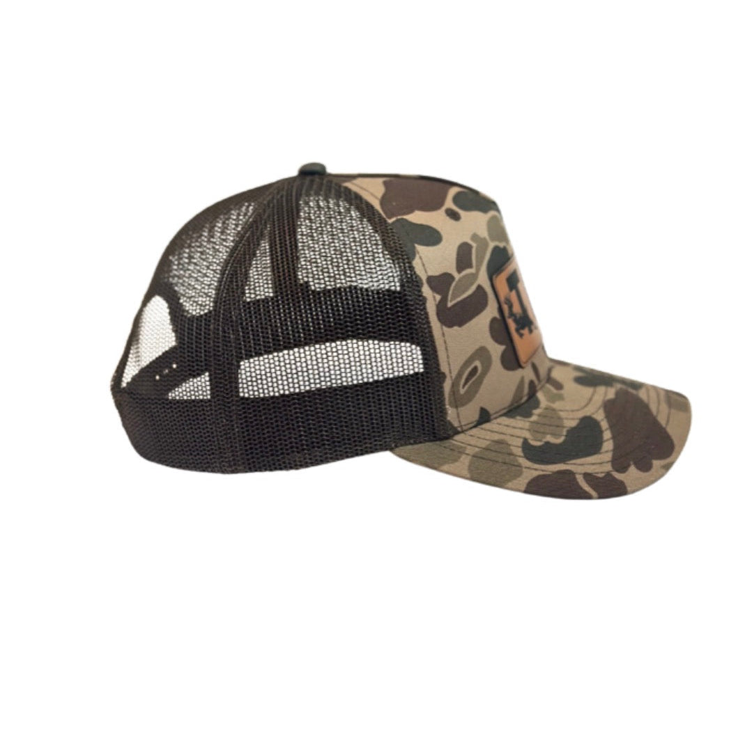 TKB Patch Hat - Bark Duck Camo/Brown