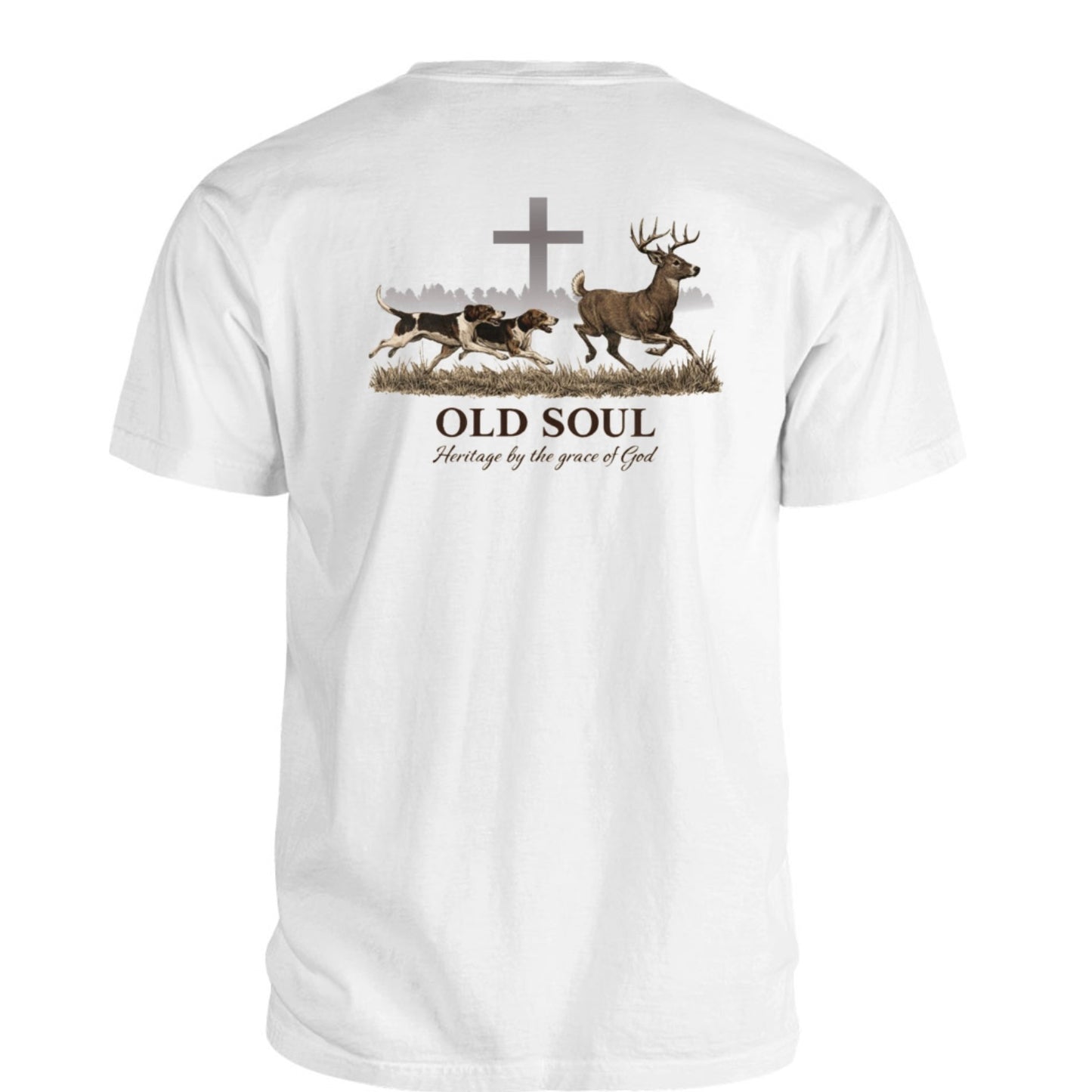 OSO Buck Chase White T-Shirt
